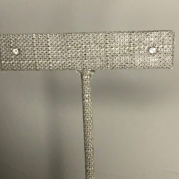 0.16 cttw Diamond and Platinum Stud Earrings - Picture 3 of 7